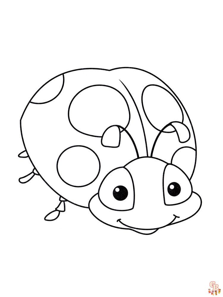 Ladybug coloring pages 28