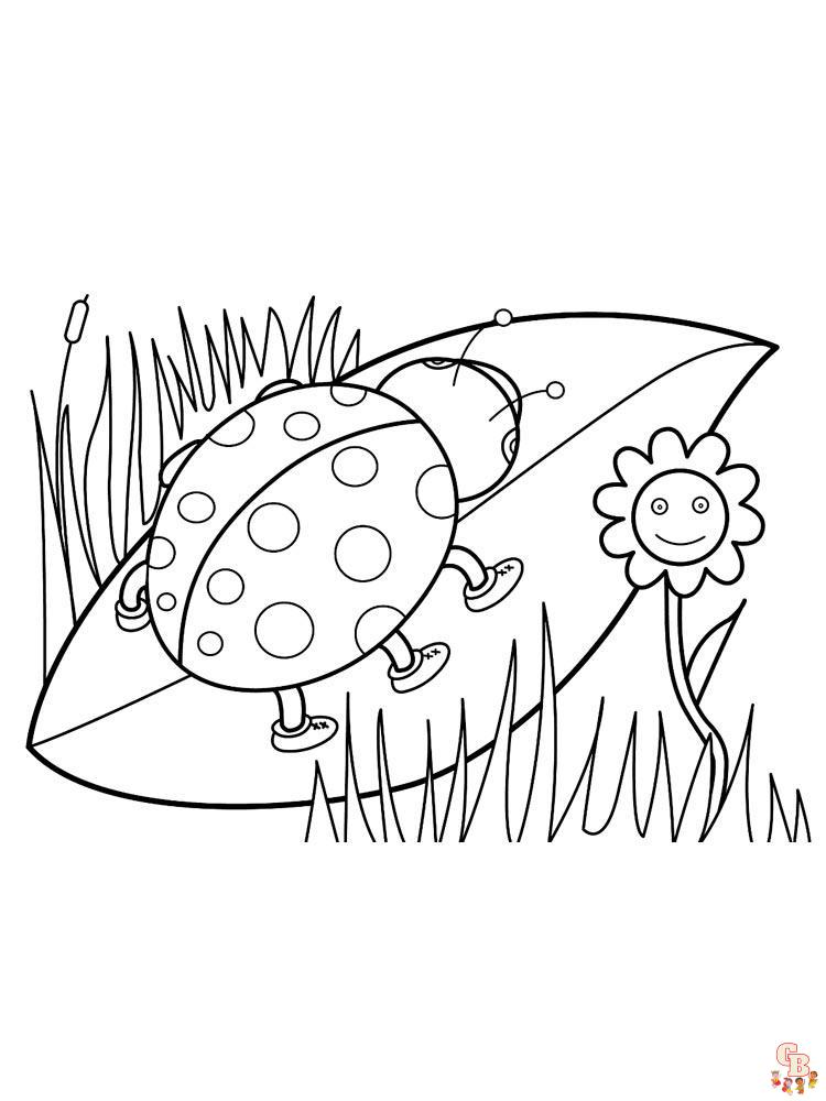 Ladybug coloring pages 32