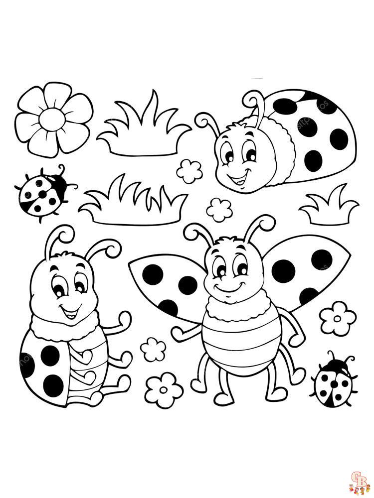 Ladybug coloring pages 36