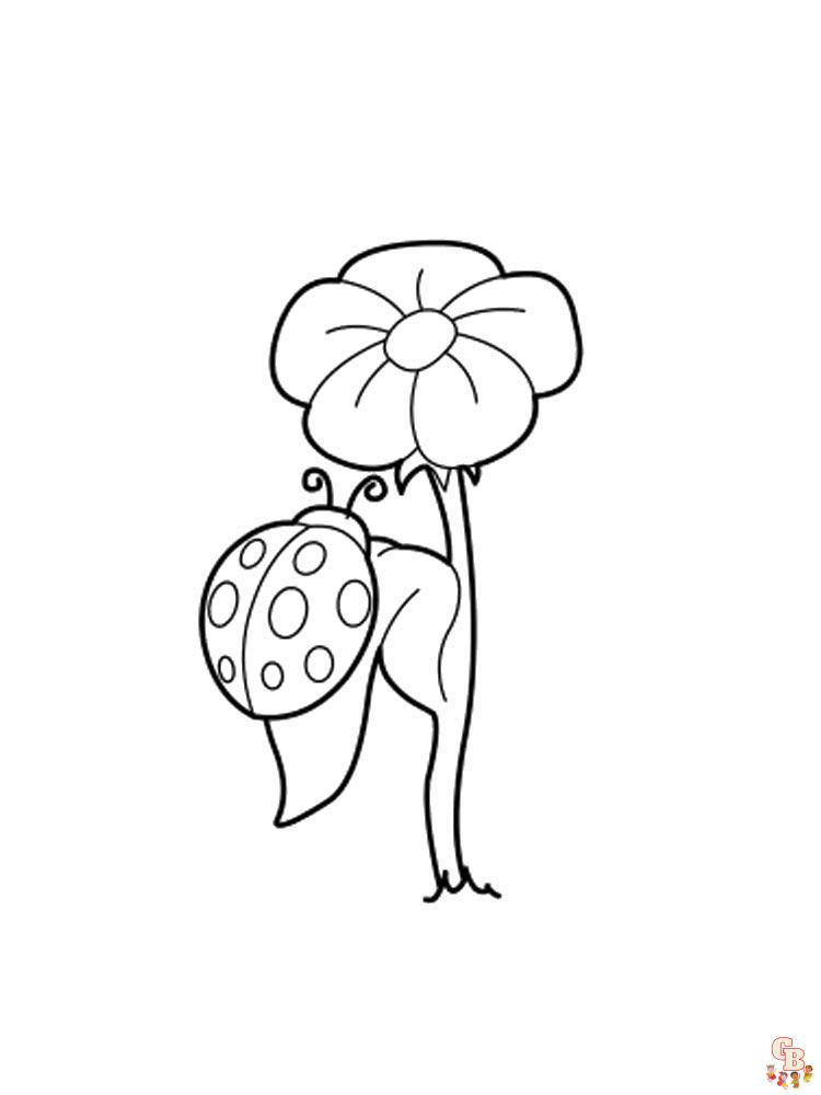 Ladybug coloring pages 38