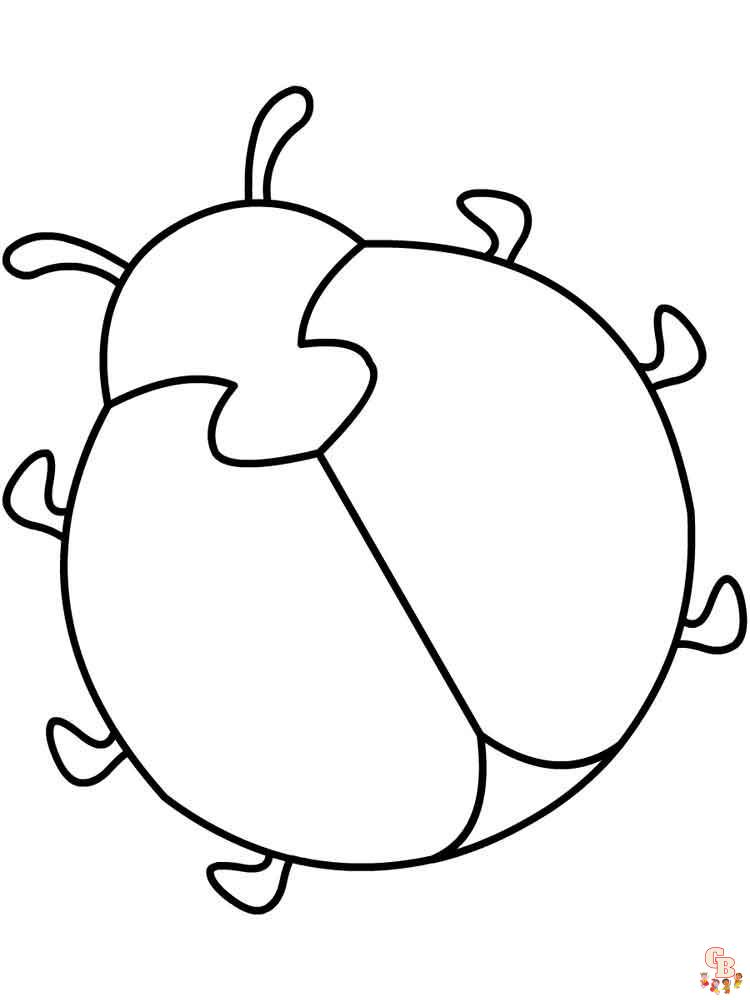 Ladybug coloring pages 5