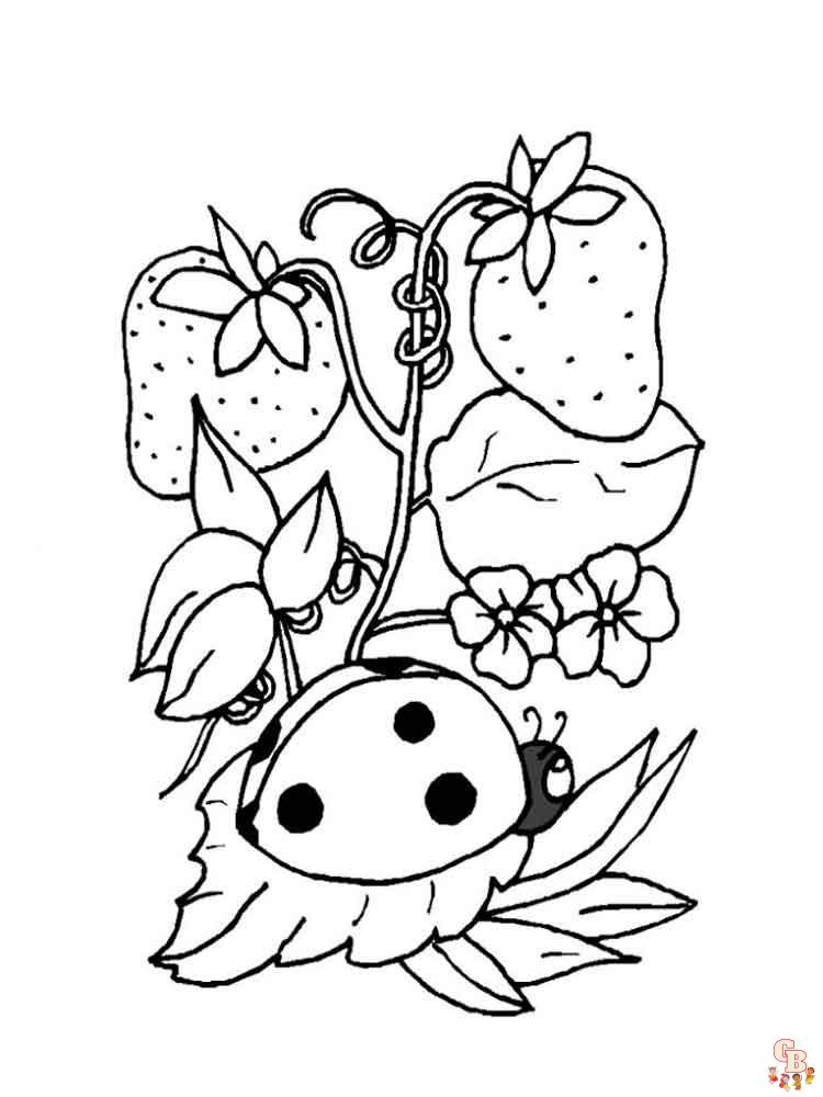 Ladybug coloring pages 6