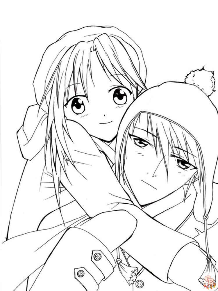 Manga Coloring Pages 3