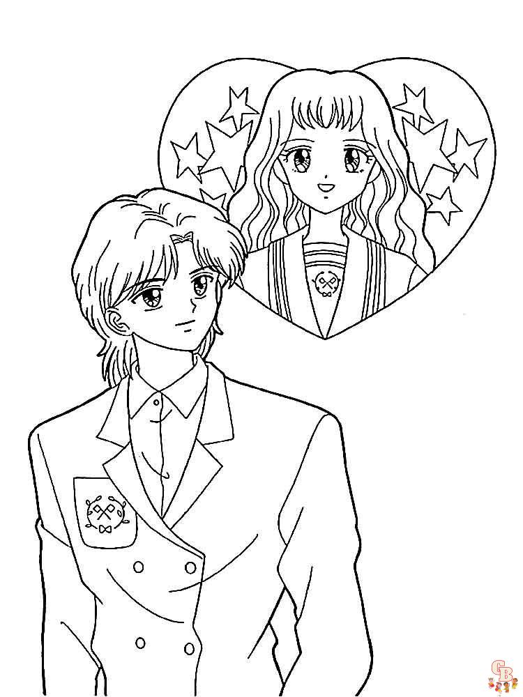 Manga Coloring Pages 6