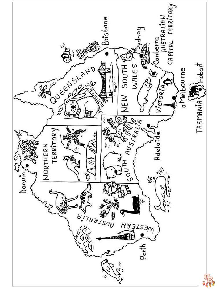 Map Coloring Pages 11