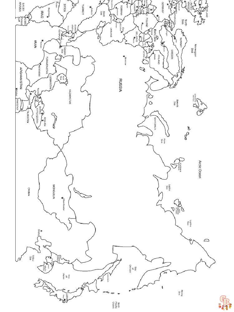 Map Coloring Pages 15