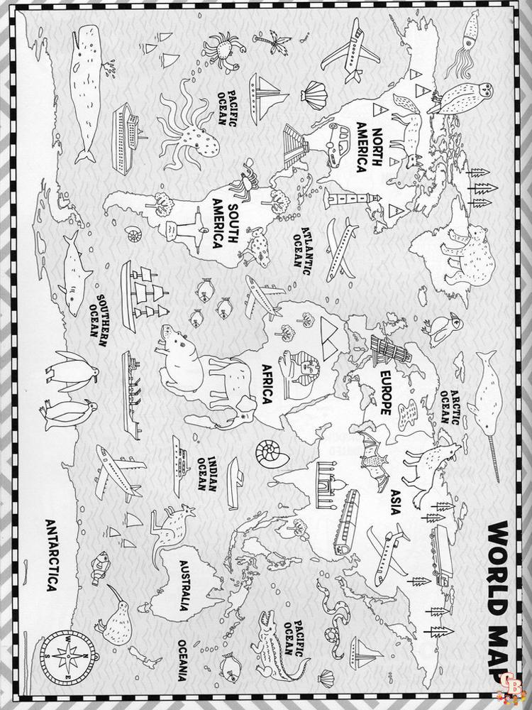 Map Coloring Pages 4