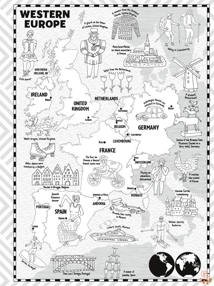 Map Coloring Pages 5