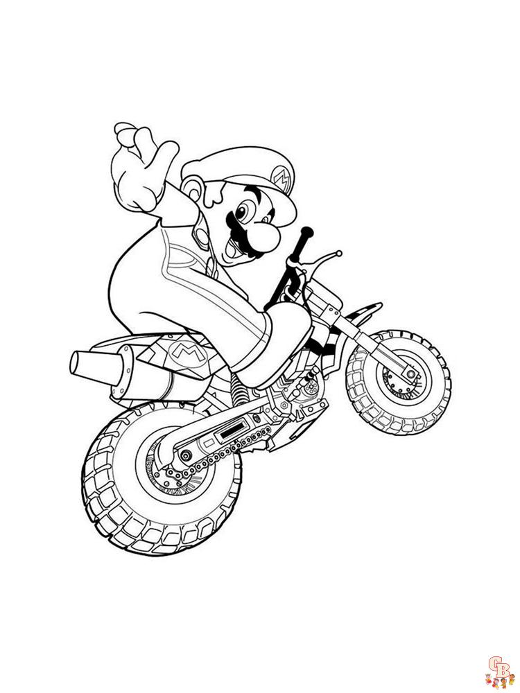 Mario Kart Coloring Pages 10 1