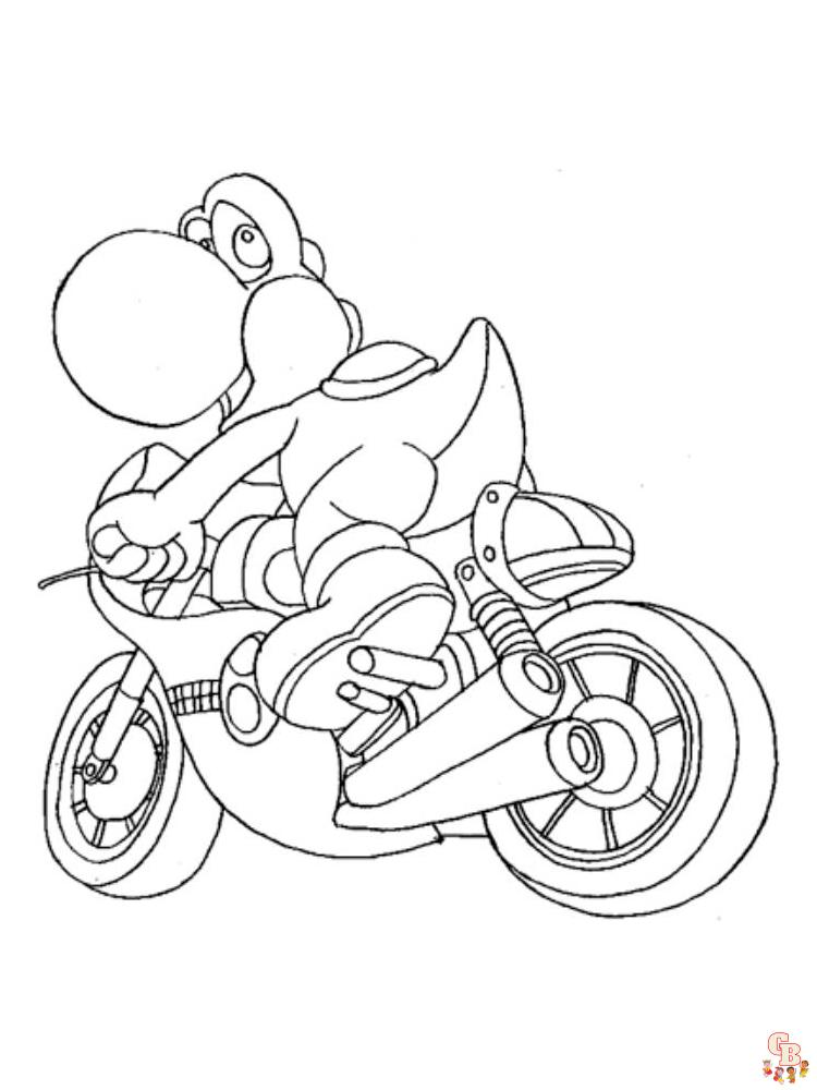 Mario Kart Coloring Pages 11 1