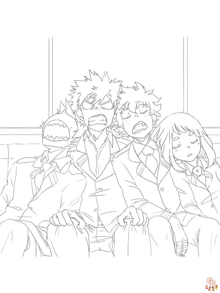 My Hero Academia Coloring Pages 13