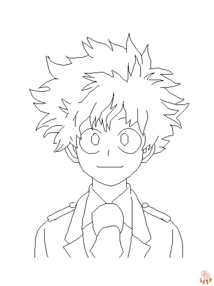 My Hero Academia Coloring Pages 16