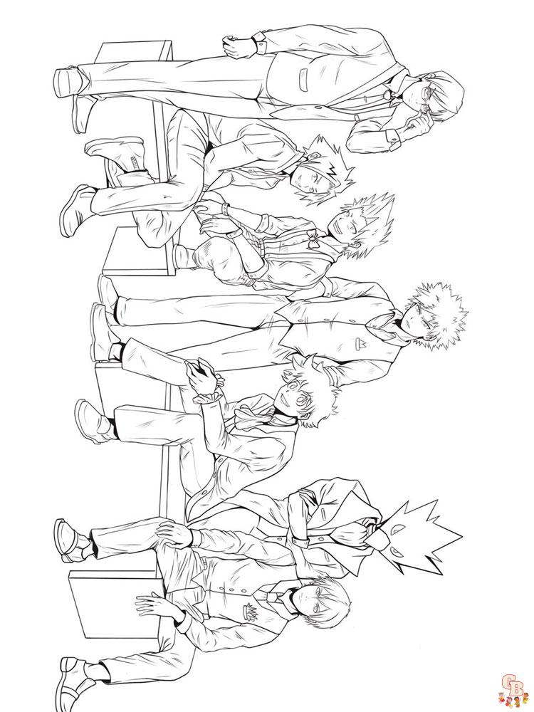 My Hero Academia Coloring Pages 17