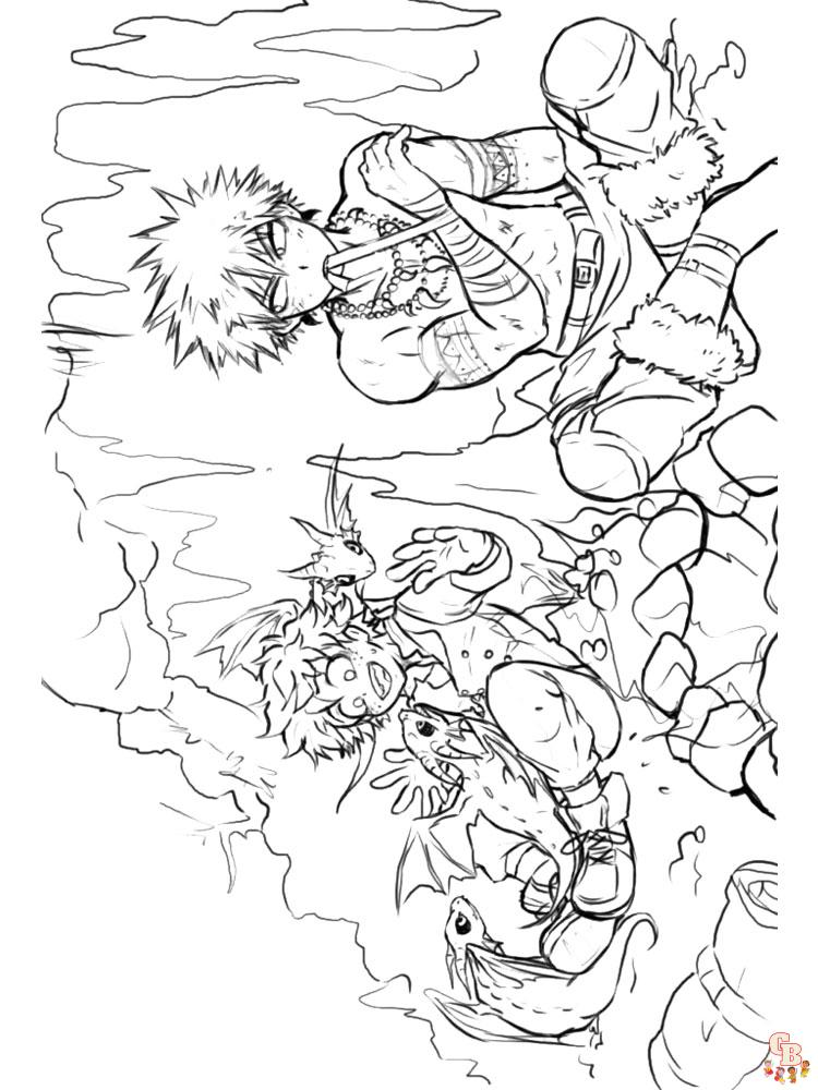 My Hero Academia Coloring Pages 3