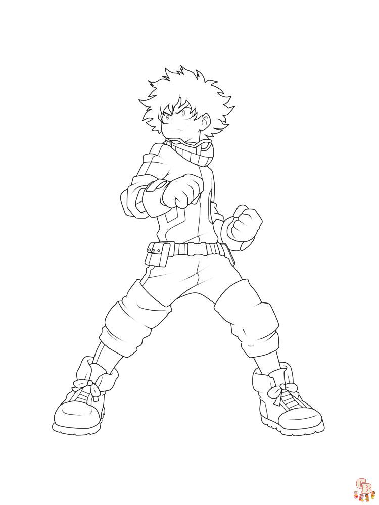 My Hero Academia Coloring Pages 4