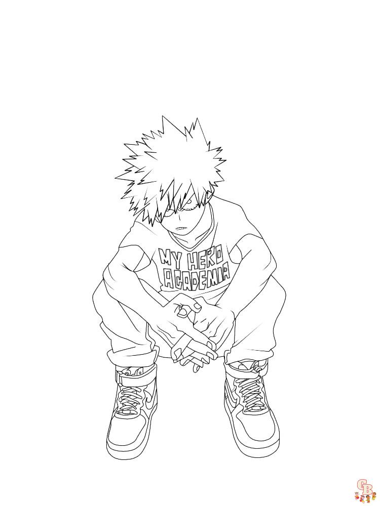 My Hero Academia Coloring Pages 9