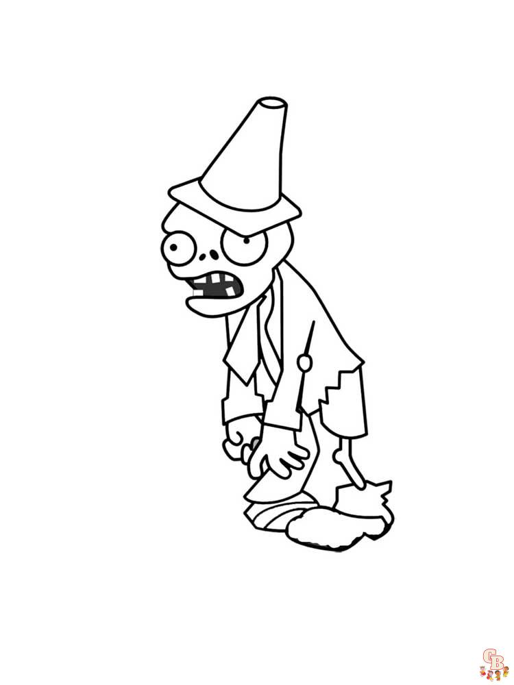 Plants vs Zombies Coloring Pages 48