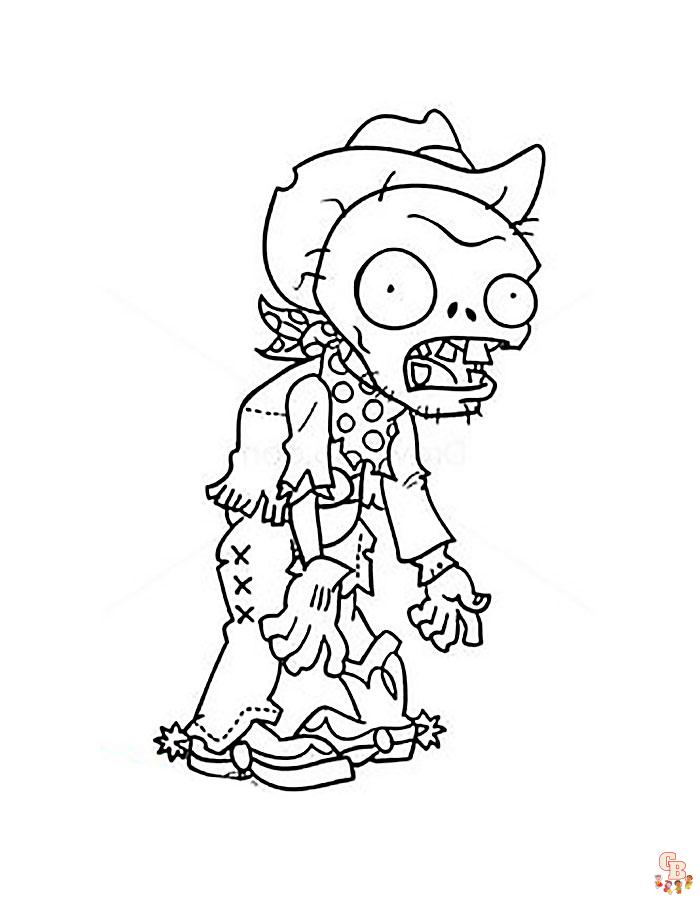 Plants vs Zombies Coloring Pages 53