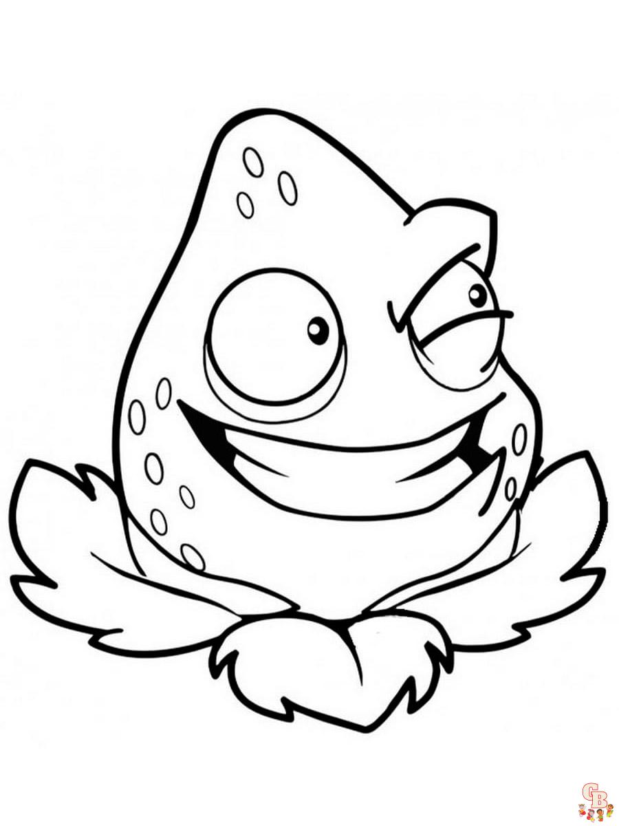 Plants vs Zombies Coloring Pages 58