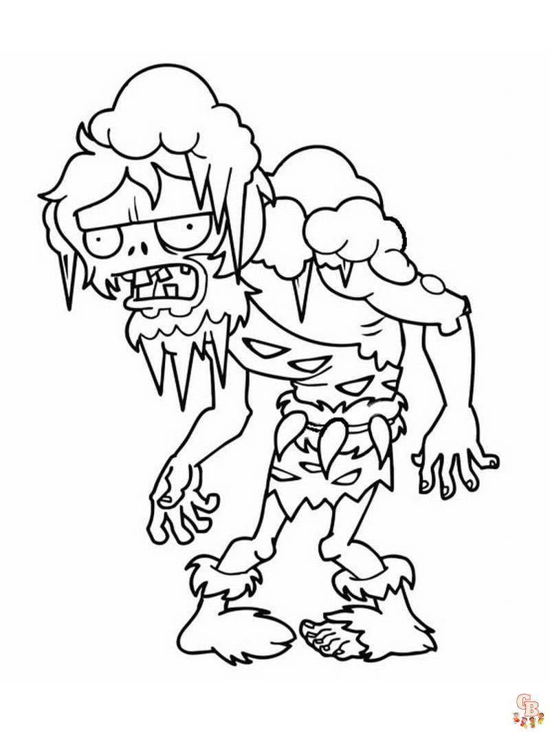 Plants vs Zombies Coloring Pages 60