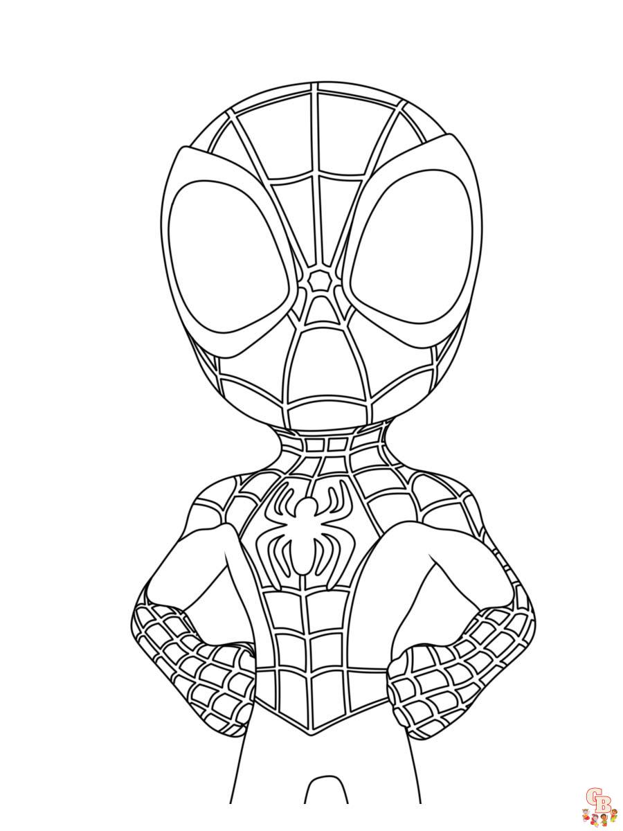 Spidey and His Amazing Friends Coloring Pages 11