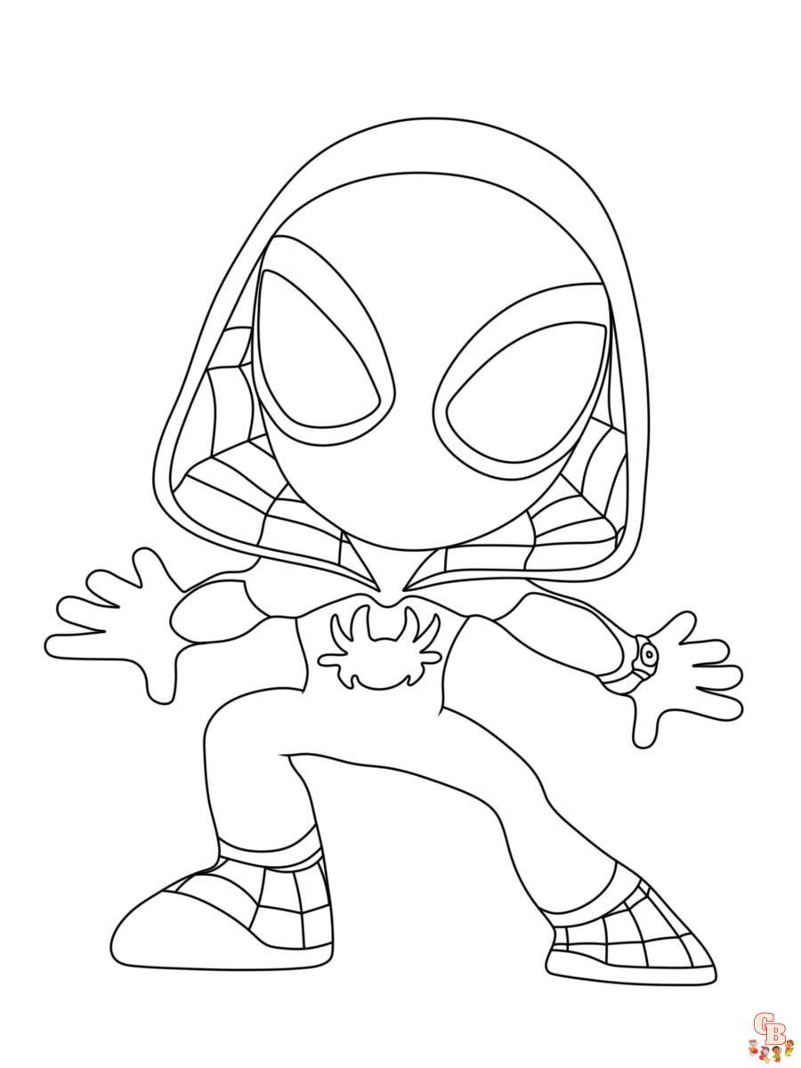 Spidey and His Amazing Friends Coloring Pages 12