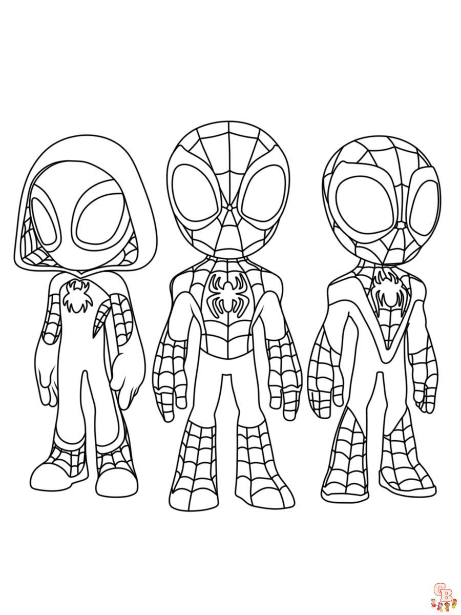 Spidey and His Amazing Friends Coloring Pages 15