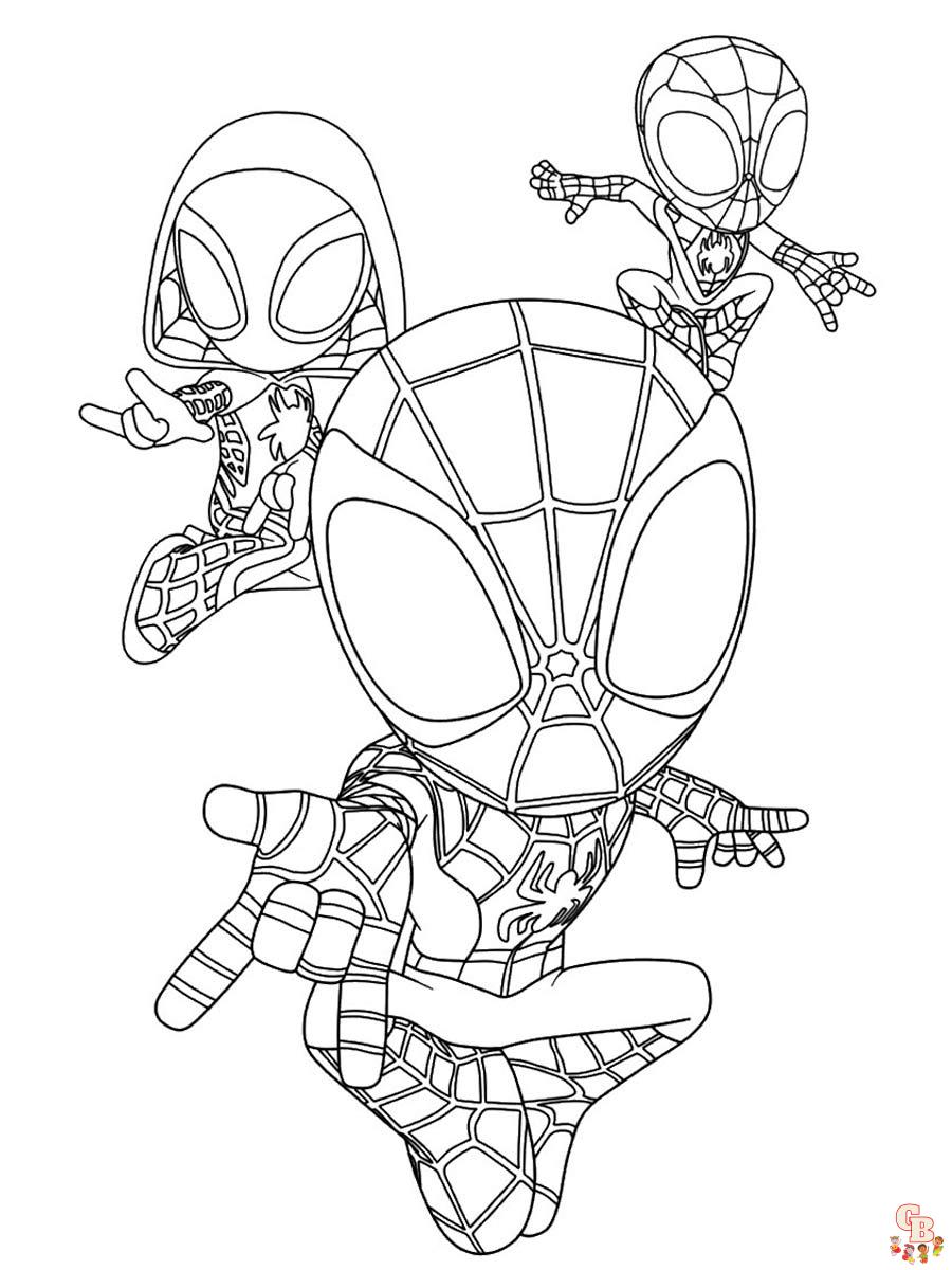 Spidey and His Amazing Friends Coloring Pages 5