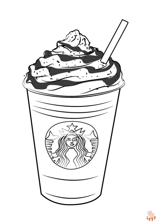 Starbucks Coloring Pages 2