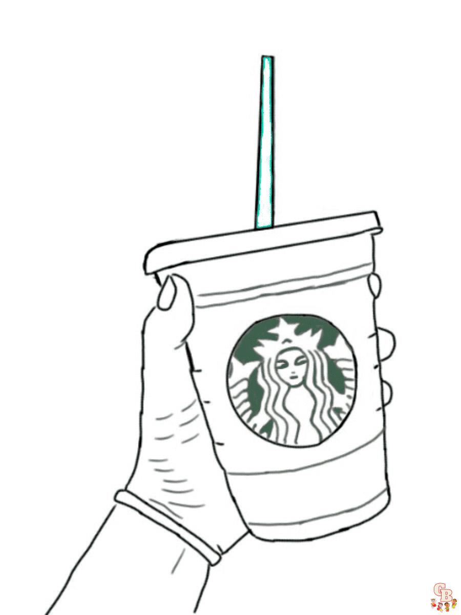 Starbucks Coloring Pages 7