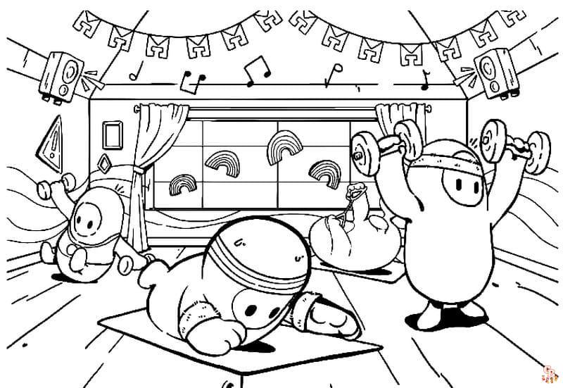 Stumble Guys coloring pages 10