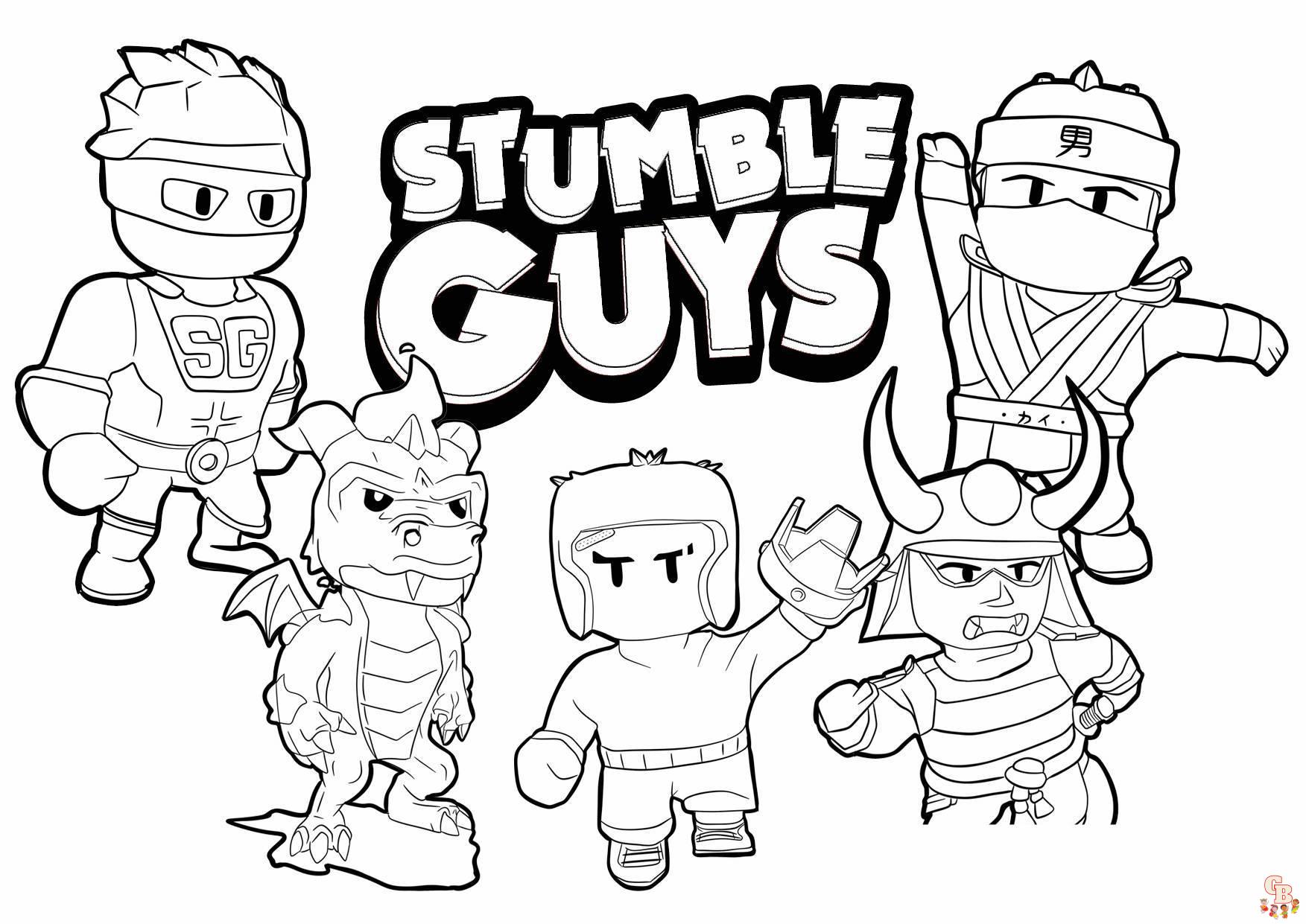 Stumble Guys coloring pages 26