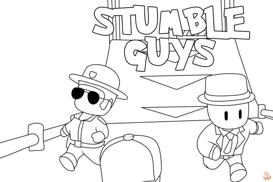 Stumble Guys coloring pages 34