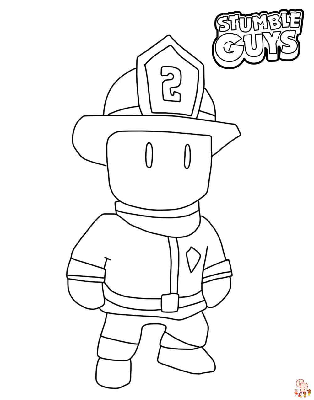 Stumble Guys coloring pages 43