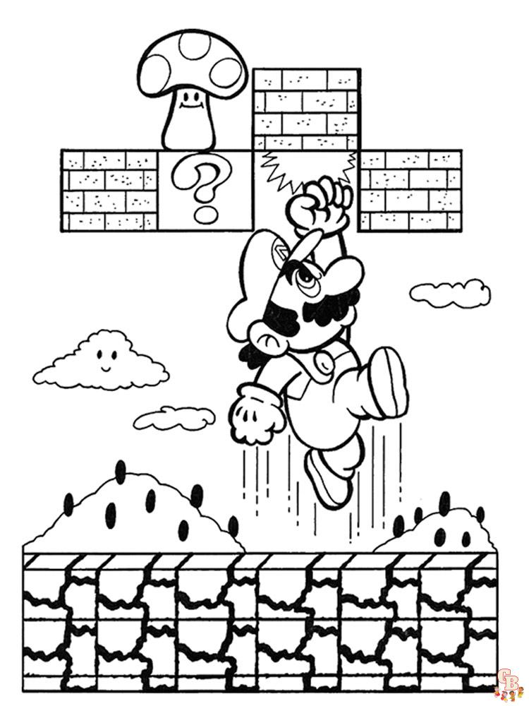 Super Mario Coloring Pages 33