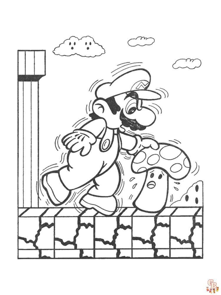 Super Mario Coloring Pages 7