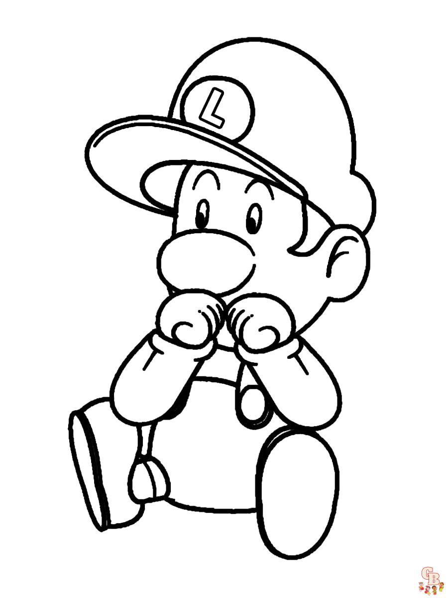 Super Mario Coloring Pages 8