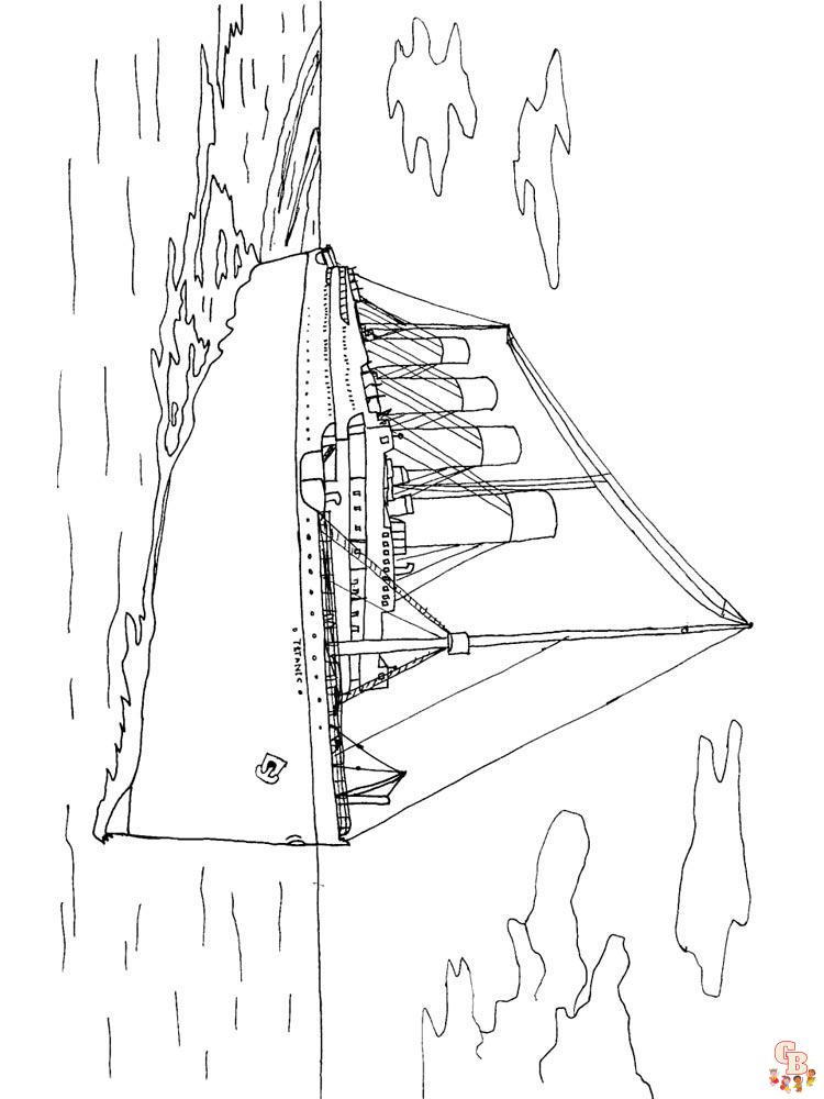 Titanic Coloring Pages 1