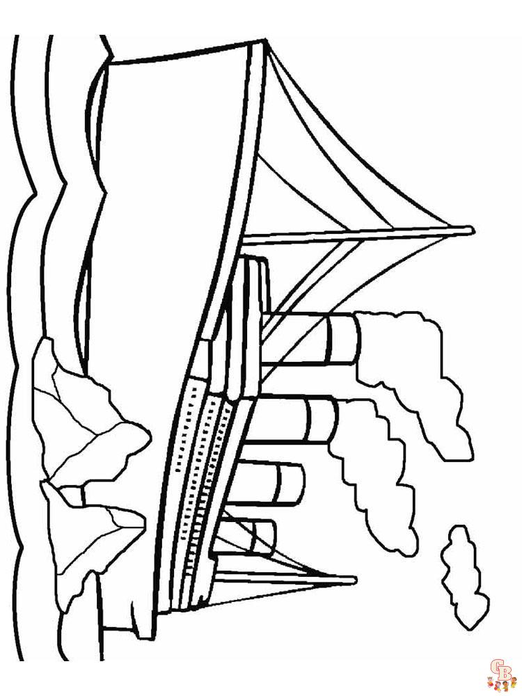 Titanic Coloring Pages 10