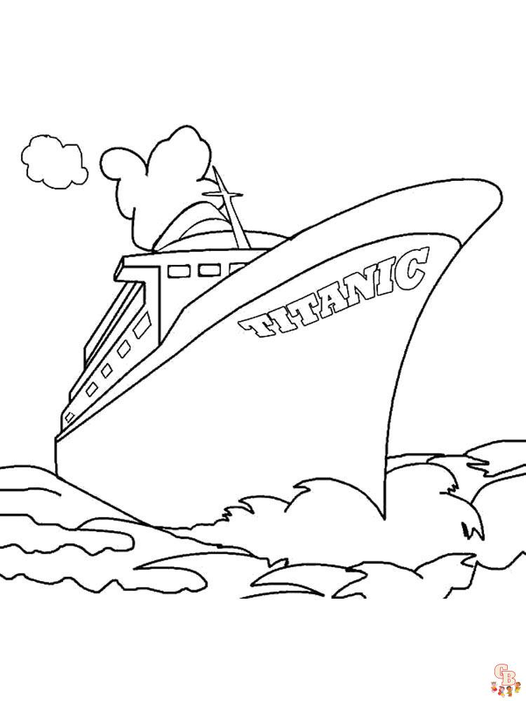 Titanic Coloring Pages 2