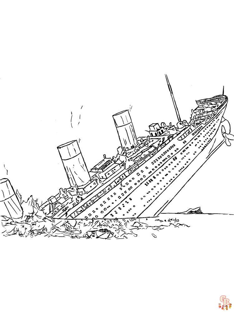 Titanic Coloring Pages 3