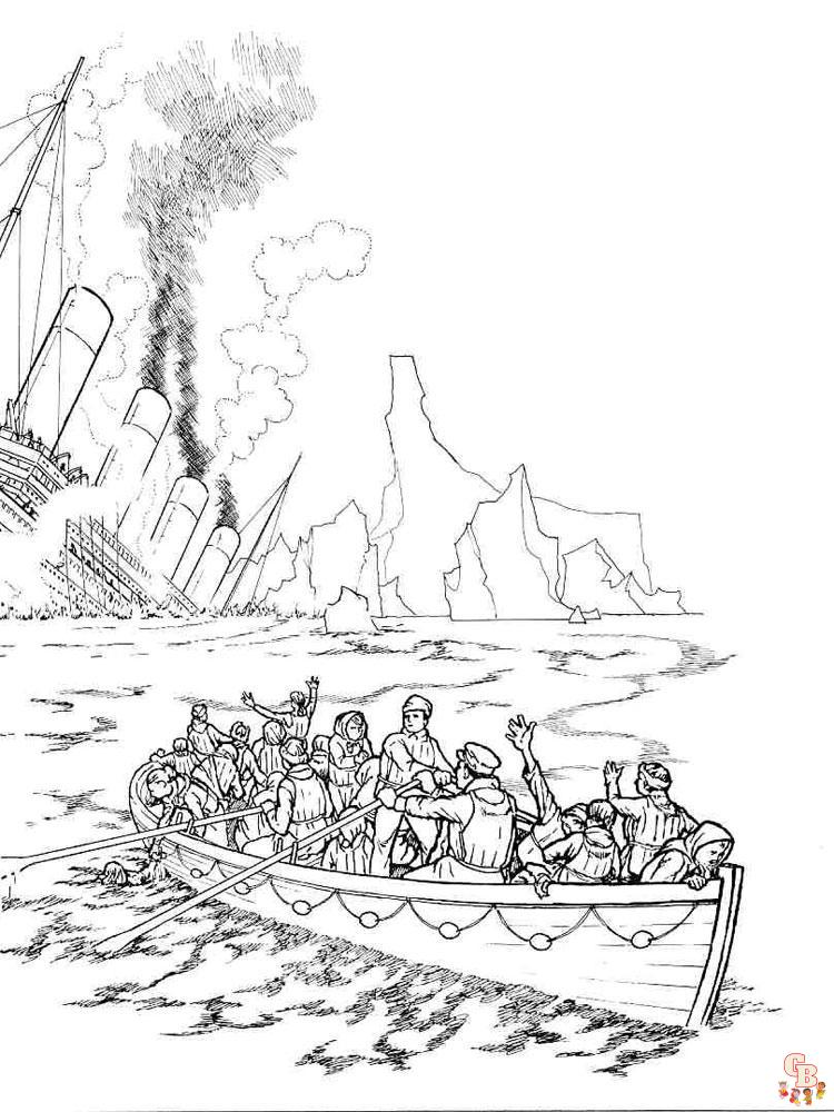 Titanic Coloring Pages 4