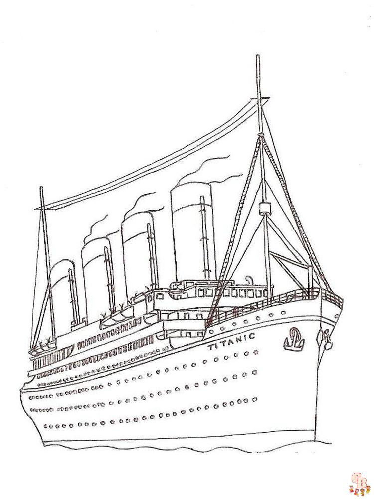 Titanic Coloring Pages 5