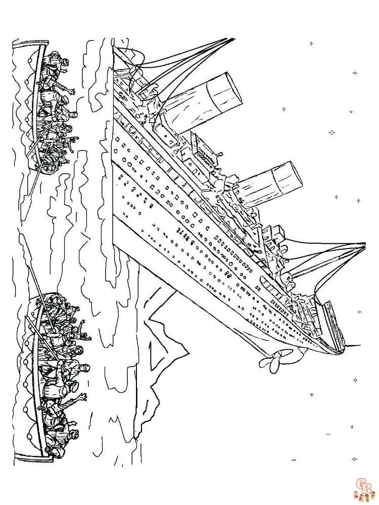 Titanic Coloring Pages 6