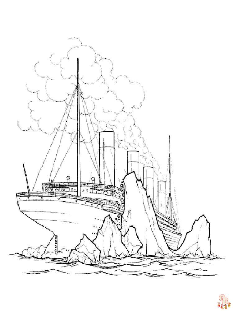 Titanic Coloring Pages 7