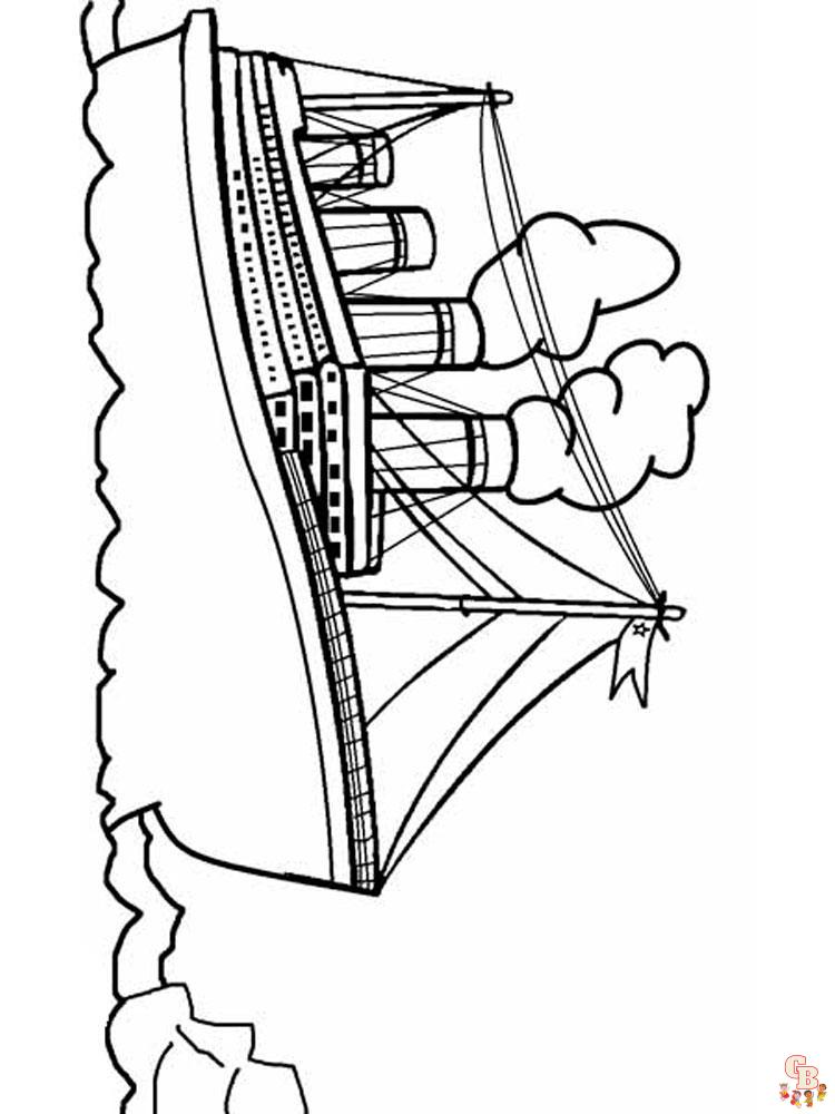 Titanic Coloring Pages 8