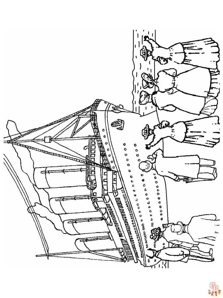 Titanic Coloring Pages 9