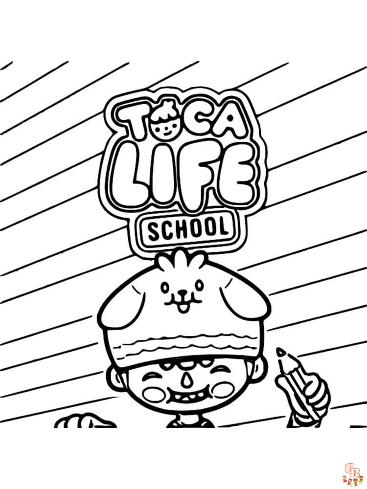 Toca Boca Coloring Pages 1