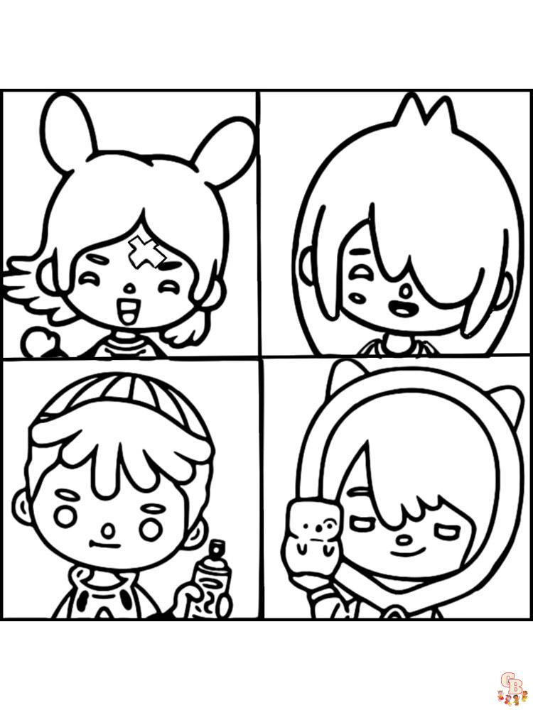 Toca Boca Coloring Pages 10