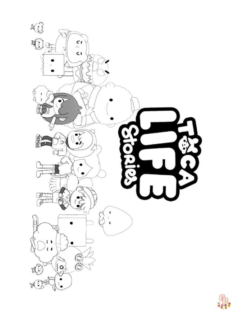 Toca Boca Coloring Pages 11